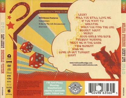Melissa Etheridge : Lucky (HDCD, Album + DVD-V)
