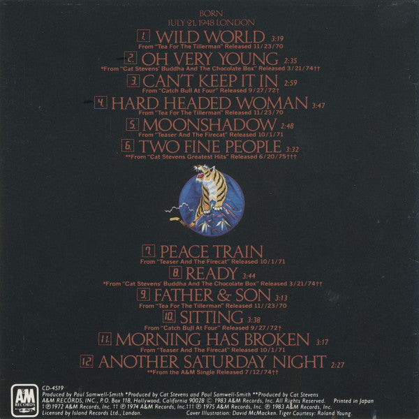 Cat Stevens : Greatest Hits (CD, Comp)