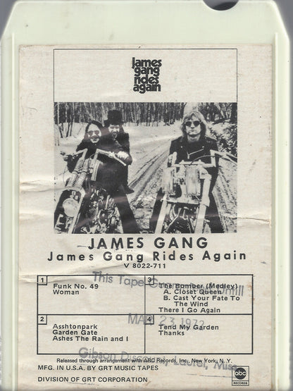 James Gang : James Gang Rides Again (8-Trk, Album)