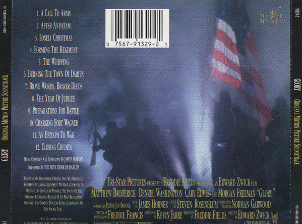 James Horner, The Boys Choir Of Harlem : Glory (Original Motion Picture Soundtrack) (CD)