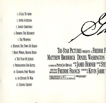 James Horner, The Boys Choir Of Harlem : Glory (Original Motion Picture Soundtrack) (CD)