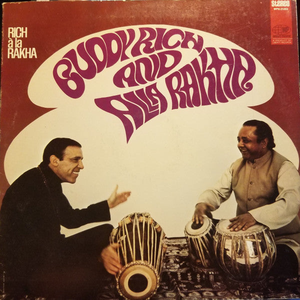 Buddy Rich And Alla Rakha : Rich À La Rakha (LP, Album)