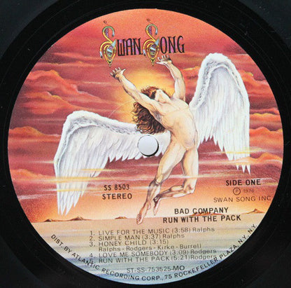 Bad Company (3) : Run With The Pack (LP, Album, RE, MO )