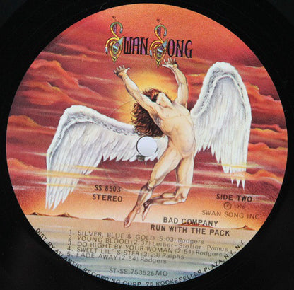 Bad Company (3) : Run With The Pack (LP, Album, RE, MO )