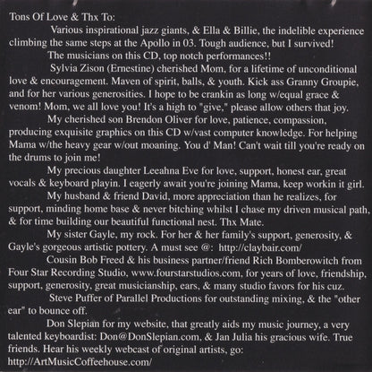 Infusion With Octavia : Live At Lancaster Jazz Festival (CD, Album)