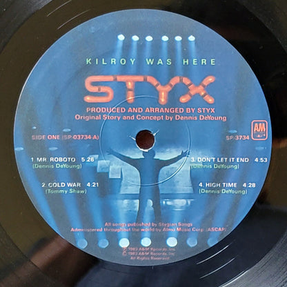 Styx : Kilroy Was Here (LP, Album, Gat)
