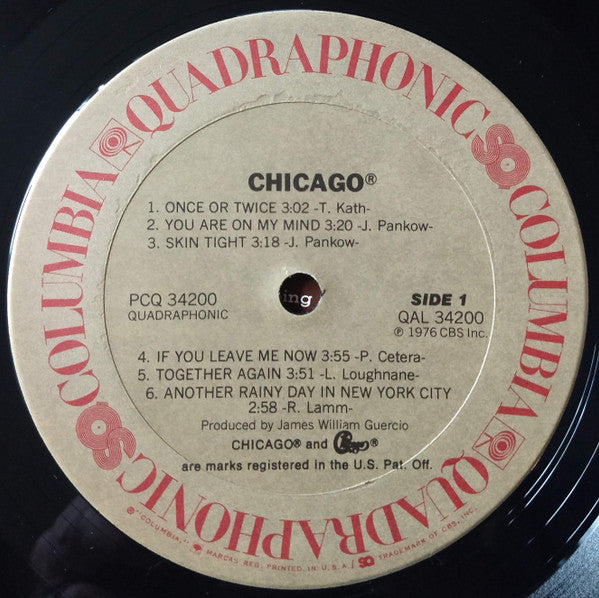 Chicago レコード Buy Chicago : Chicago X (LP, Album, Quad, SQ) Online for a great