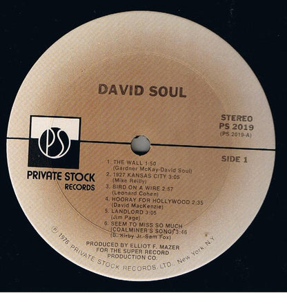 David Soul : David Soul (LP, Album, Ter)