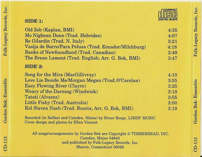 Gordon Bok : Ensemble (CD)