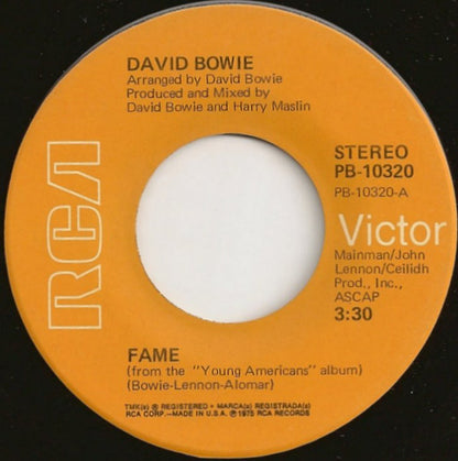 David Bowie : Fame (7", Single, Hol)