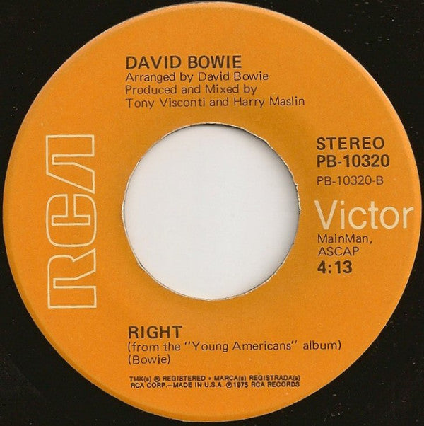 David Bowie : Fame (7", Single, Hol)