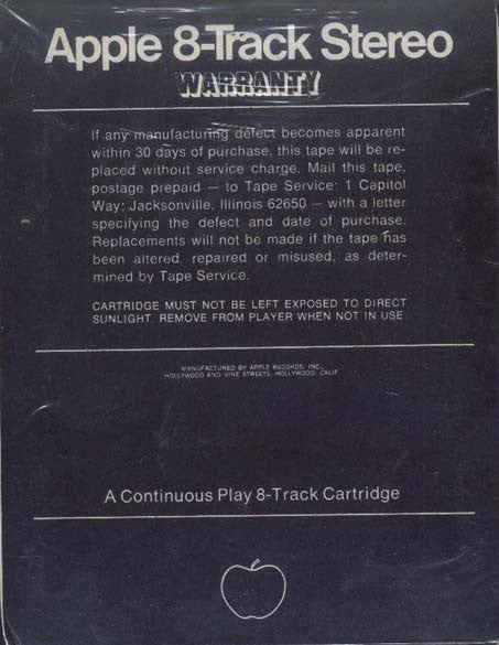 The Plastic Ono Band : Live Peace In Toronto 1969 (8-Trk, Album)