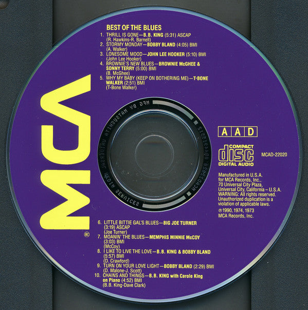 Buy Various : Best Of The Blues (CD, Comp) Online for a great