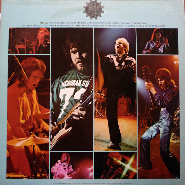Bachman-Turner Overdrive : Not Fragile (LP, Album, Pit)