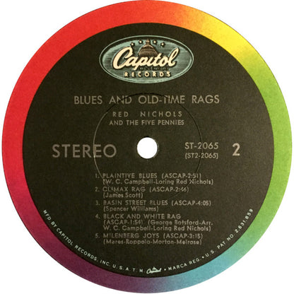 Red Nichols And His Five Pennies : Blues And Old-Time Rags (LP)