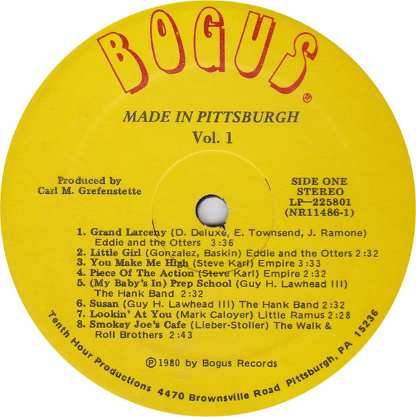 Various : Made In Pittsburgh Vol.1 (LP, Comp)