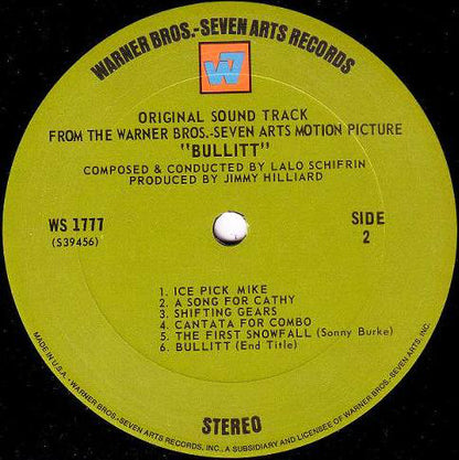 Lalo Schifrin : Bullitt (Original Motion Picture Soundtrack) (LP, Album)