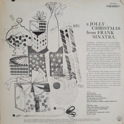 Frank Sinatra : A Jolly Christmas From Frank Sinatra (LP, Album, RE, Scr)