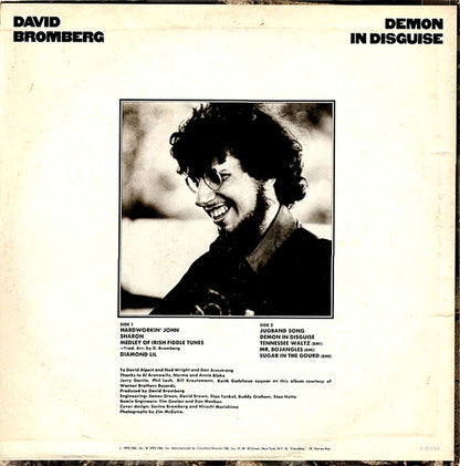 David Bromberg : Demon In Disguise (LP, Album, Pit)