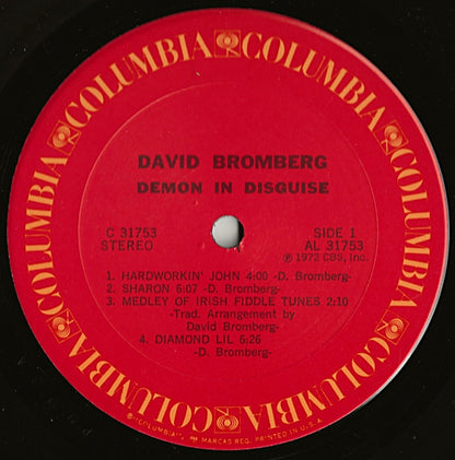 David Bromberg : Demon In Disguise (LP, Album, Pit)