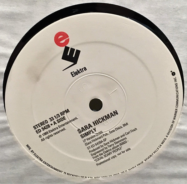 Sara Hickman : Simply (12", Promo)