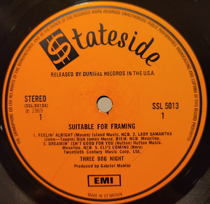 Three Dog Night : Suitable For Framing (LP, Album)