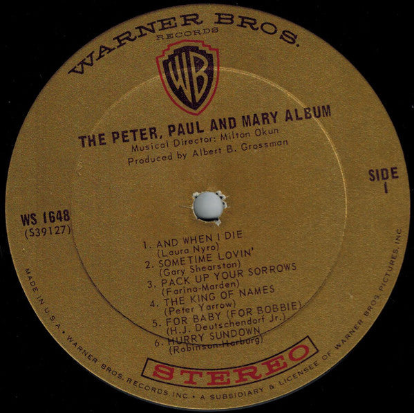 Peter, Paul & Mary : Album (LP, Album, Ter)