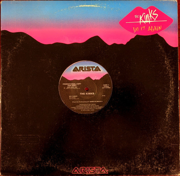 The Kinks : Do It Again (12", Promo)