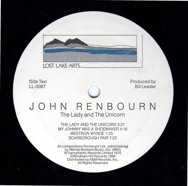 John Renbourn : The Lady And The Unicorn (LP, Album, RE, EMW)