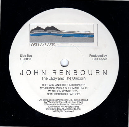 John Renbourn : The Lady And The Unicorn (LP, Album, RE, EMW)