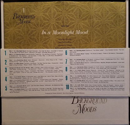 Various : Background Moods (Music For Your Every Mood ) (10xLP, Comp + Box)