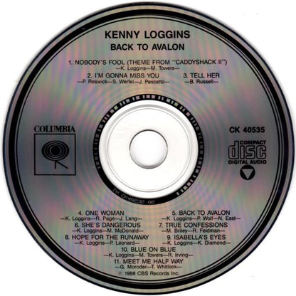Kenny Loggins : Back To Avalon (CD, Album)