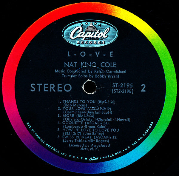 Nat King Cole : L-O-V-E (LP, Album)