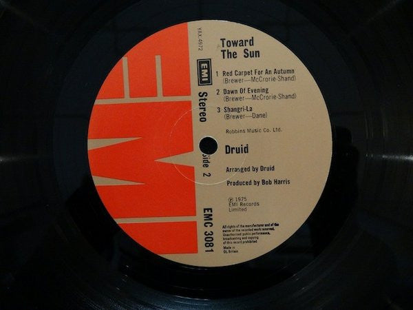 Druid (3) : Toward The Sun (LP, Album)