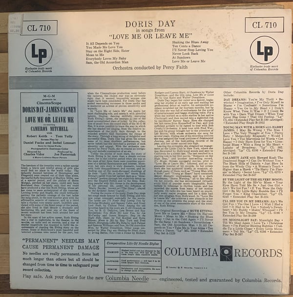 Doris Day : Love Me Or Leave Me (LP, Album, Mono, Hol)
