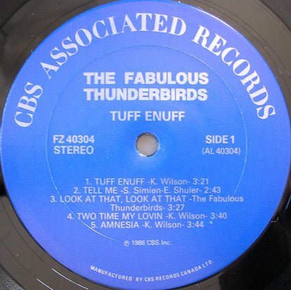 The Fabulous Thunderbirds : Tuff Enuff (LP, Album)