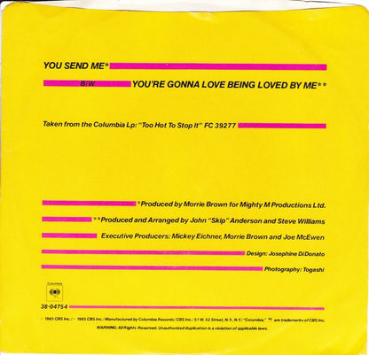 Manhattans : You Send Me (7", Styrene, Pit)