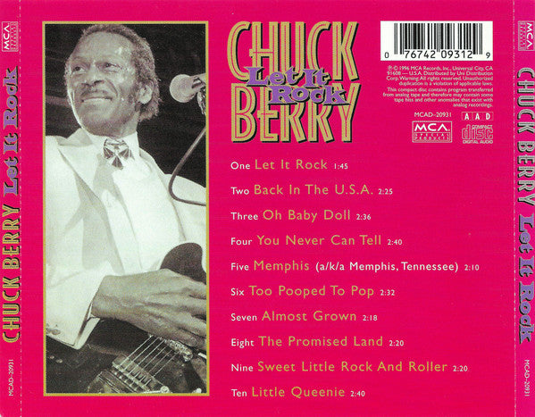 Chuck Berry : Let It Rock (CD, Comp)