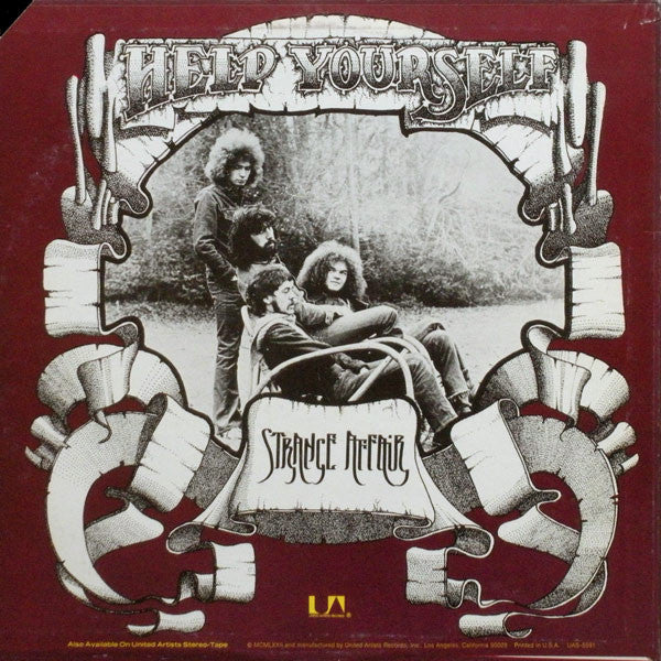 Help Yourself : Strange Affair (LP, Album, Ter)