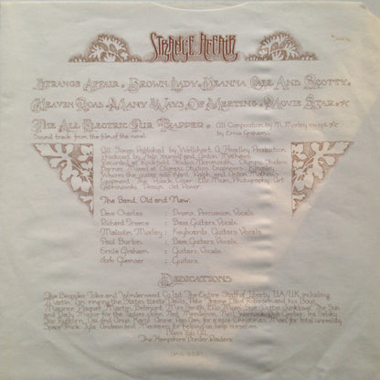 Help Yourself : Strange Affair (LP, Album, Ter)