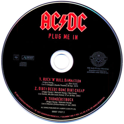 AC/DC : Plug Me In (Bonus CD) (CD, Single)