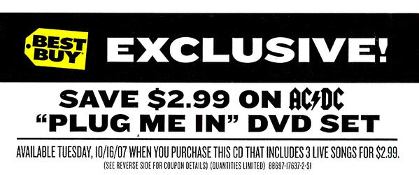 AC/DC : Plug Me In (Bonus CD) (CD, Single)