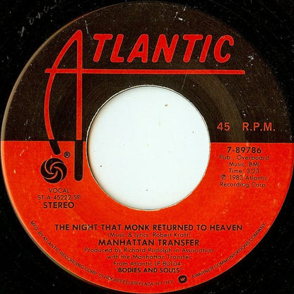 The Manhattan Transfer : Spice Of Life / The Night That Monk Returned To Heaven (7", Single, Spe)