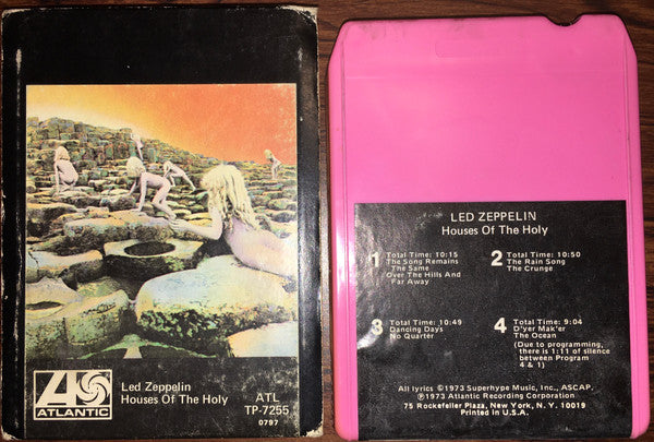 Led Zeppelin : Houses Of The Holy (8-Trk, Album, Pin)
