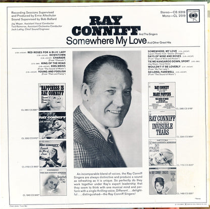 Ray Conniff And The Singers : Somewhere My Love (LP, Album)