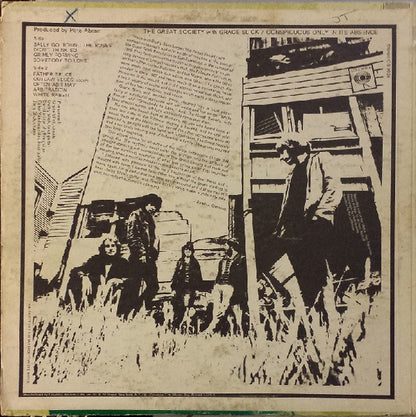 The Great Society With Grace Slick : Conspicuous Only In Its Absence (LP, Album, San)