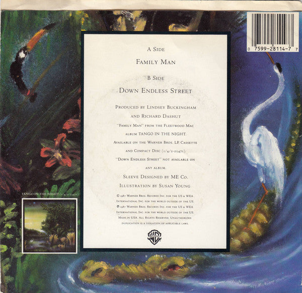 Fleetwood Mac : Family Man (7", Single, Styrene)