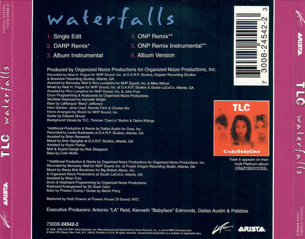 TLC : Waterfalls (CD, Maxi, RE)