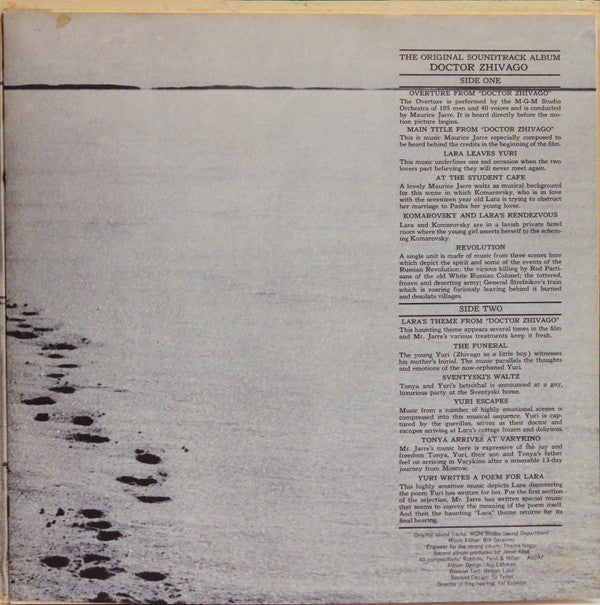 Maurice Jarre : Doctor Zhivago (Original Sound Track Album) (LP, Album, Mono, Gat)