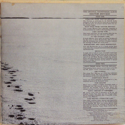 Maurice Jarre : Doctor Zhivago (Original Sound Track Album) (LP, Album, Mono, Gat)